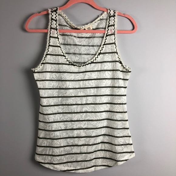 Miss Me Tops - Miss Me Striped Top Size M